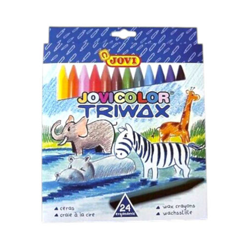 Picture of JOVI CRAYONS TRIWAX X 24
